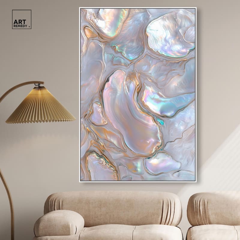 Fluid Preciousness III Canvas by Art Remedy