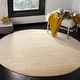 preview thumbnail 44 of 162, SAFAVIEH Adirondack Vera Modern Ombre Distressed Area Rug 10' Round - Champagne/Cream
