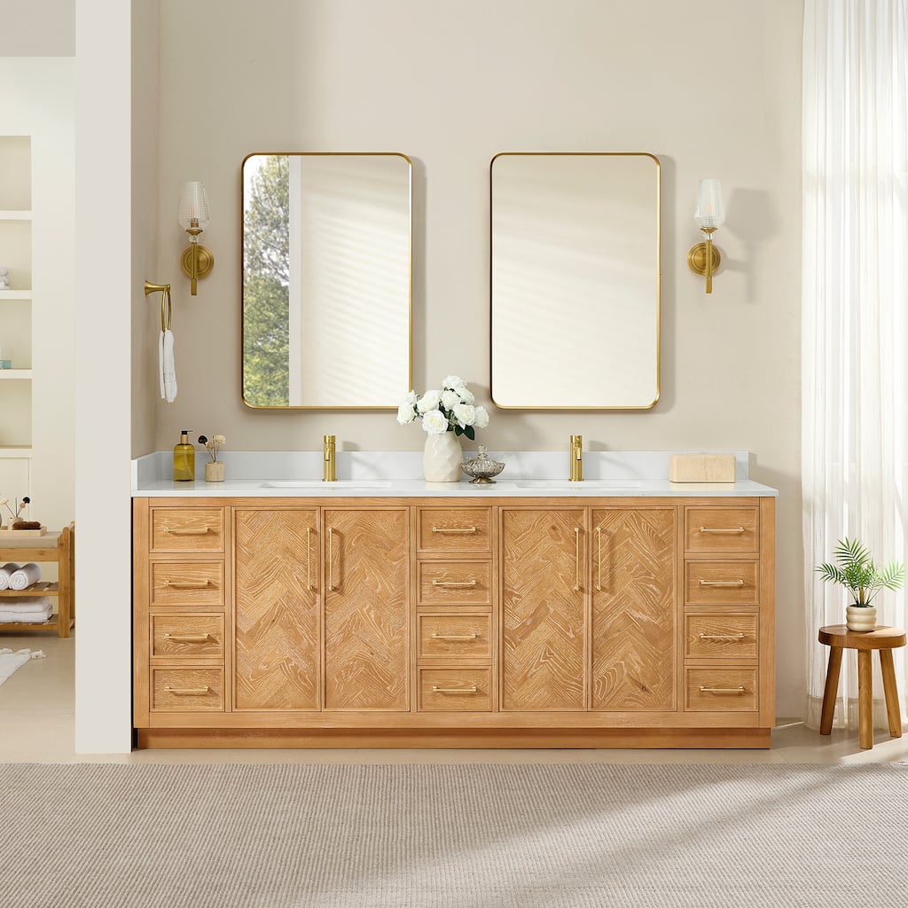 Jakarta Bath Vanity with Quartz Stone Top without Mirror