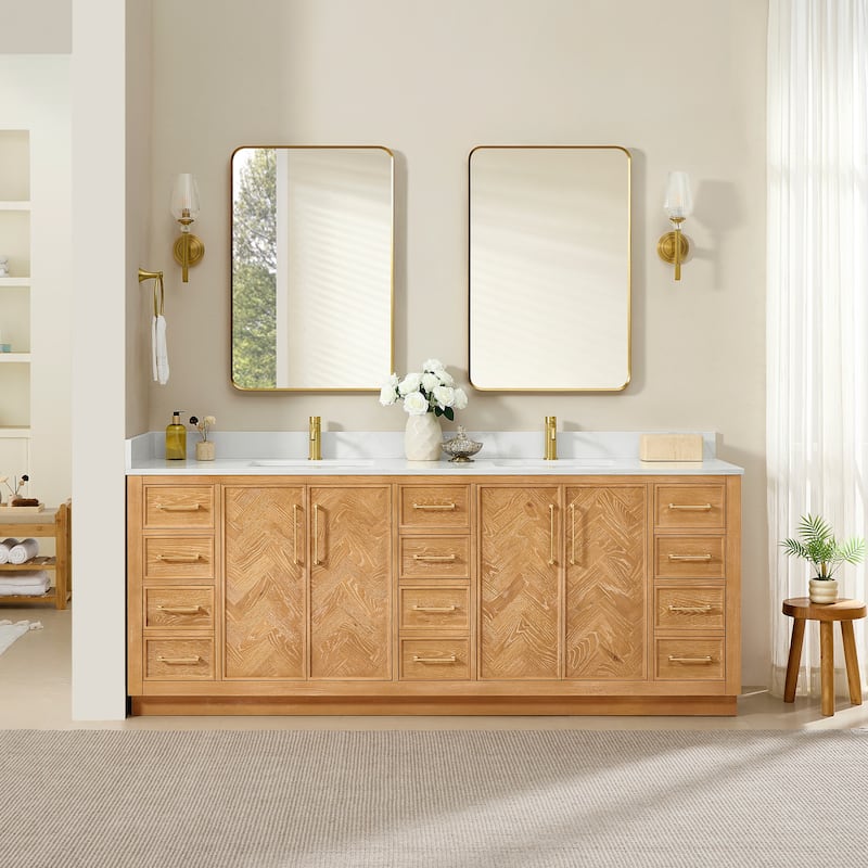 Jakarta Bath Vanity with Quartz Stone Top without Mirror