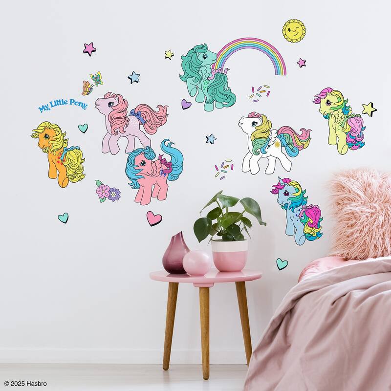 RoomMates My Little Pony Retro Characters Wall Decals