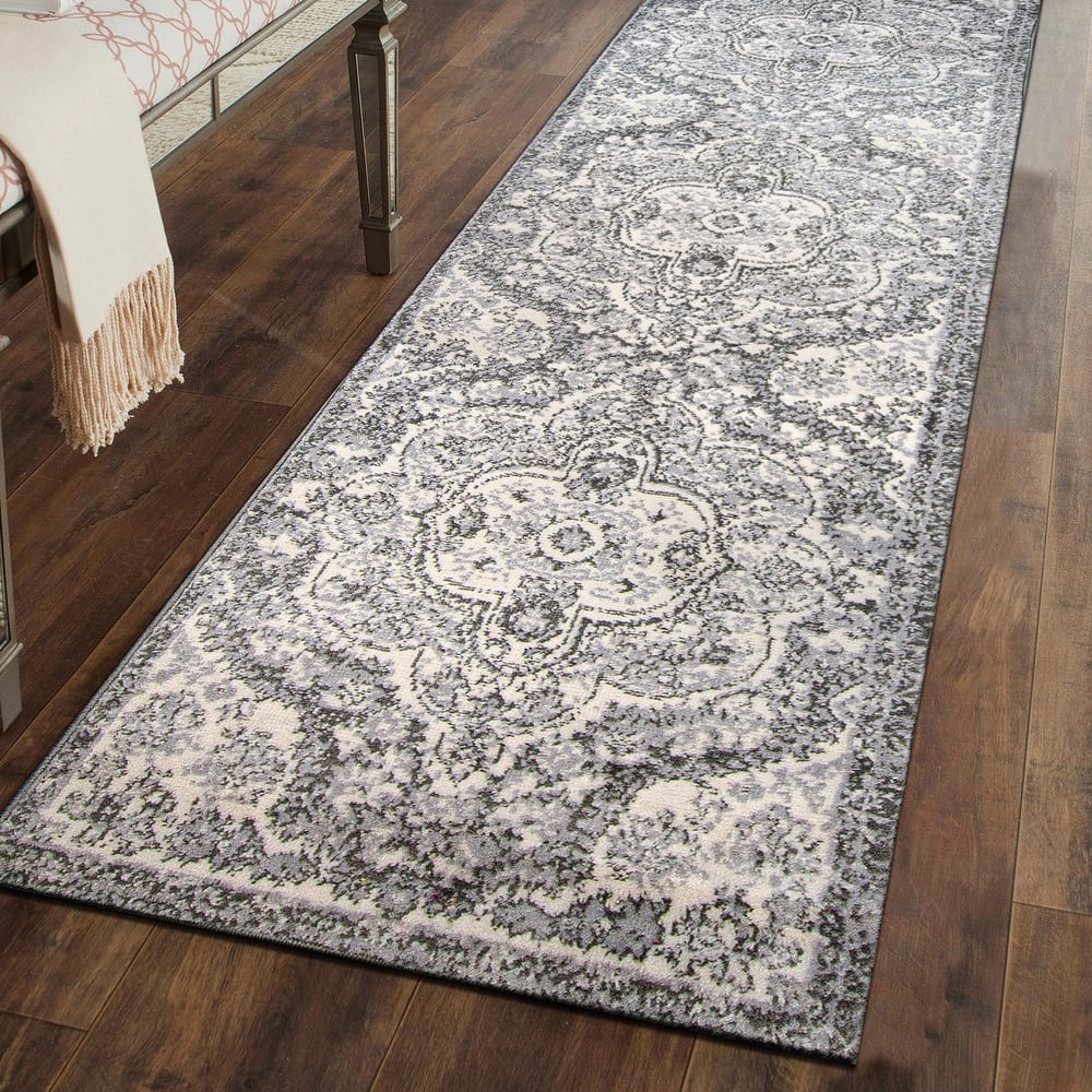 The Curated Nomad Sunset Distressed Vintage Bohemian Rug