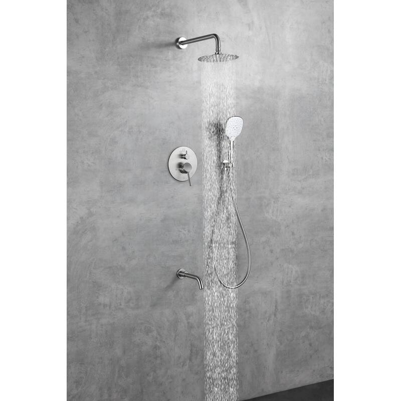 Elegant Lighting FAS-9002 George Shower Only Trim Package with 2.3 GPM