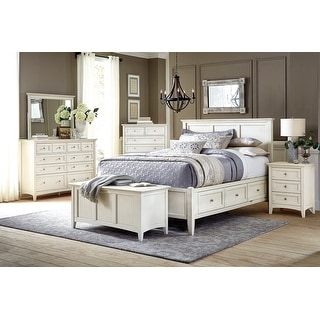 Simply Solid Loomis Solid Wood 4-piece Bedroom Collection - Bed Bath ...