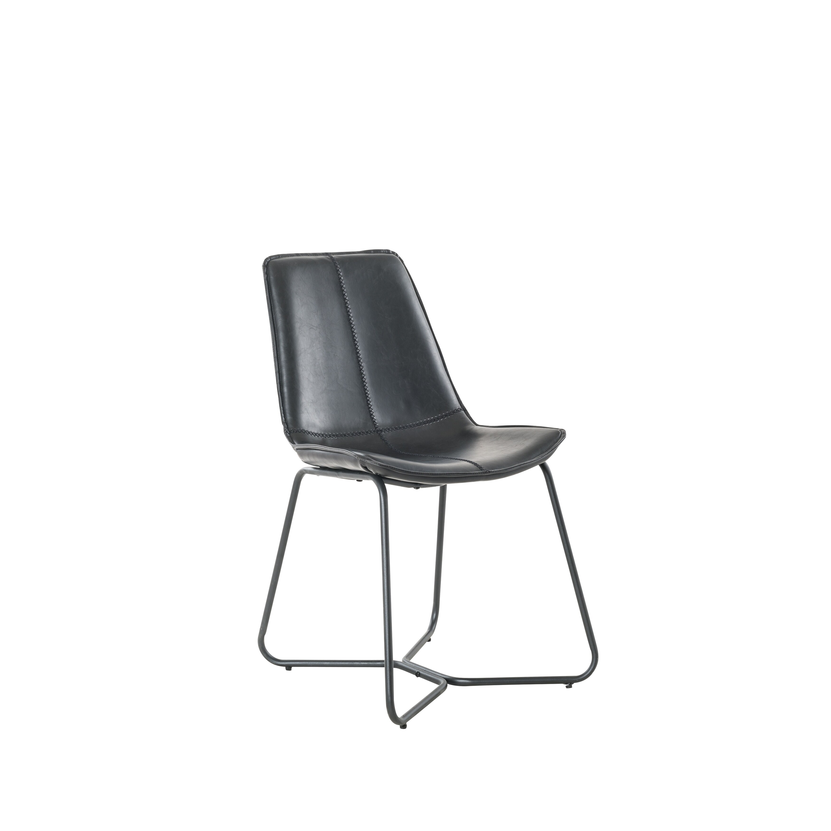 Slope Vintage Faux Leather Dining Chair Set Of 2 Overstock 31722556