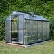 preview thumbnail 7 of 30, Aoodor Polycarbonate Walk-in Greenhouse with Aluminum Frame and Roof Vent