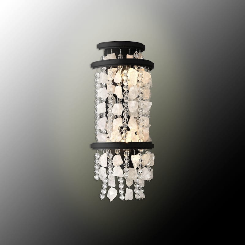 Minka Lavery 6702 Shimmering Elegance 2 Light 18" Tall ADA Wall Sconce