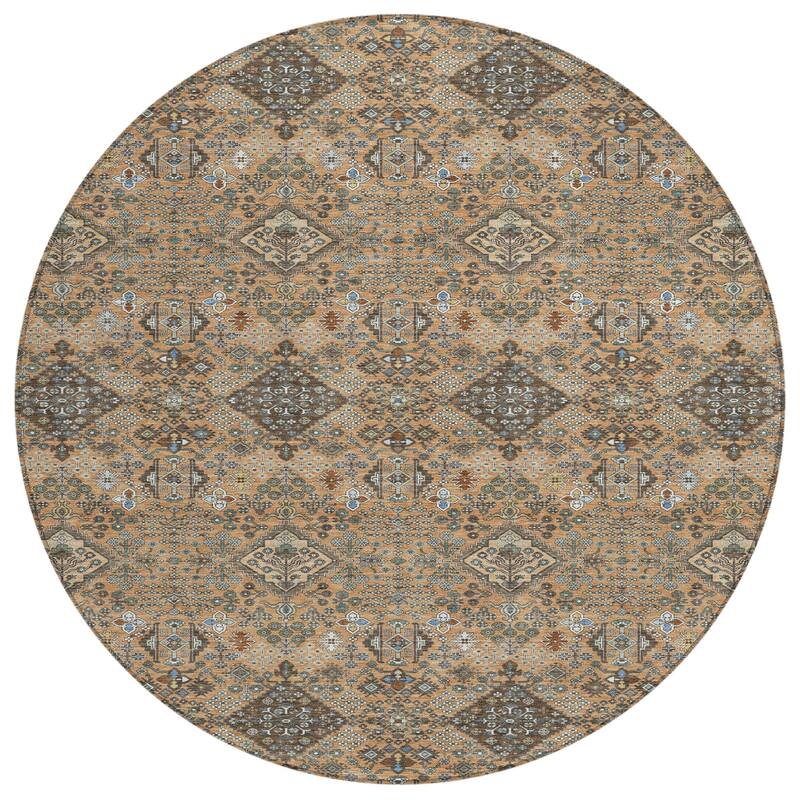 Machine Washable Indoor/ Outdoor Global Bidunga Chantille Rug