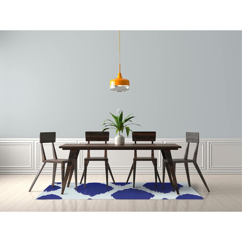 Web of Ikat Soft Chenille Rug
