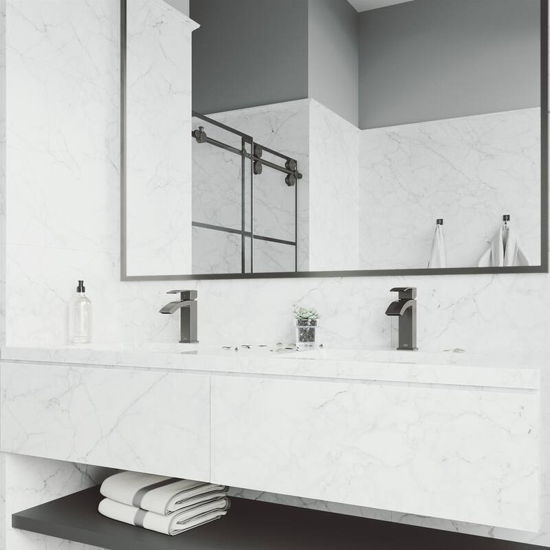 VIGO Satro 7" H Single Handle Single Hole Bathroom Faucet