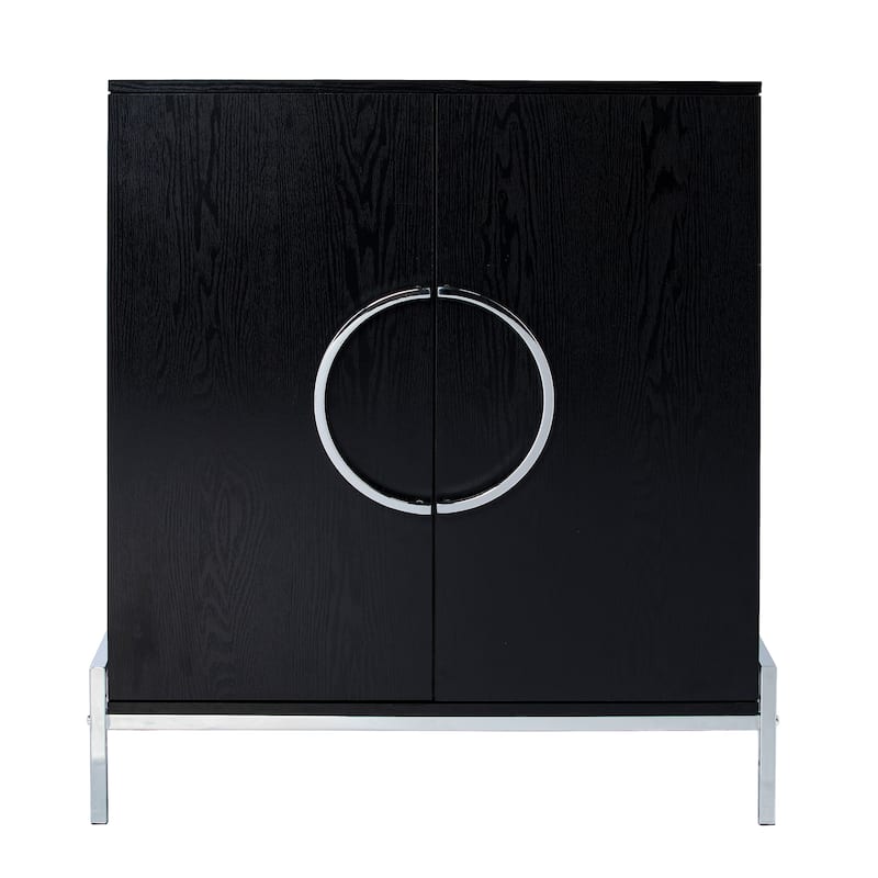 SEI Furniture Pierton Double-Door Bar Cabinet