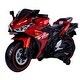 preview thumbnail 3 of 7, 12V Kids Motorcycle, Ride-On Toy with Training Wheels for Ages 3-6