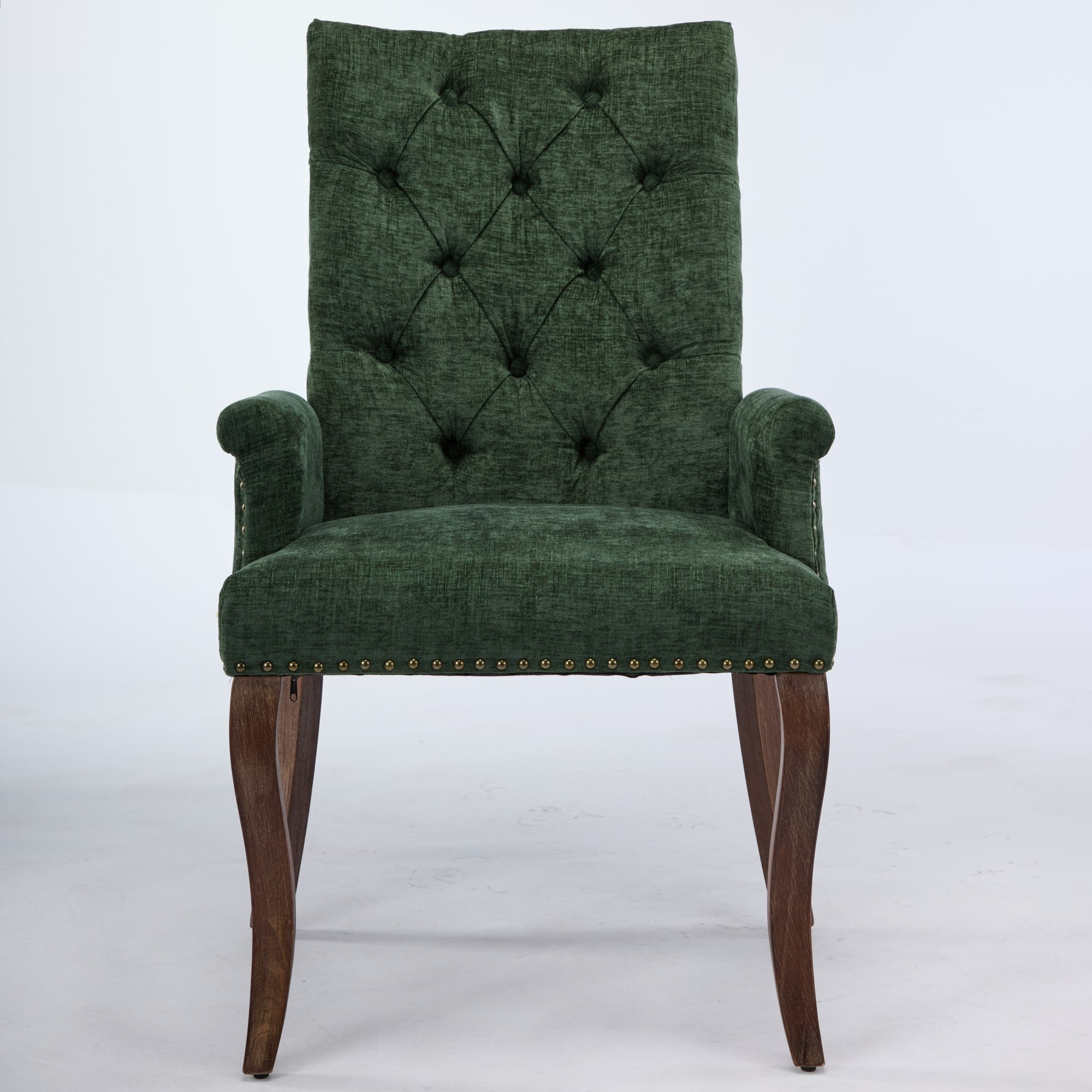 Upholstered Chenille Fabric Accent Dining Chair