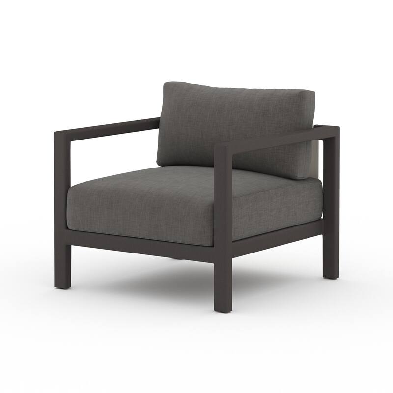 Merlot Outdoor Chair-Bronze - 32.25W x 32.25 x 30.0H