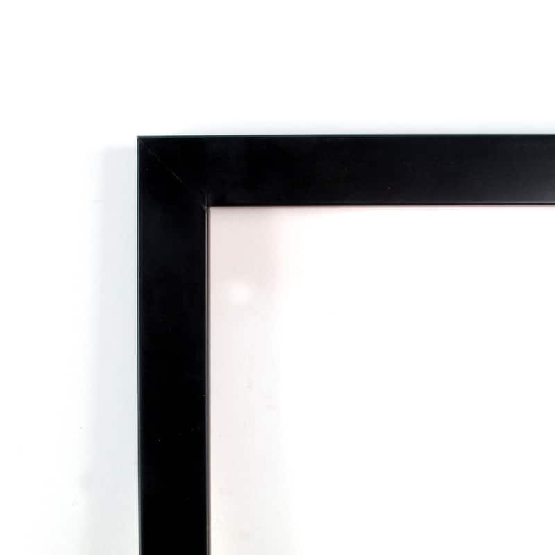 Amanti Art Svelte Noir Black Framed Magnetic Board
