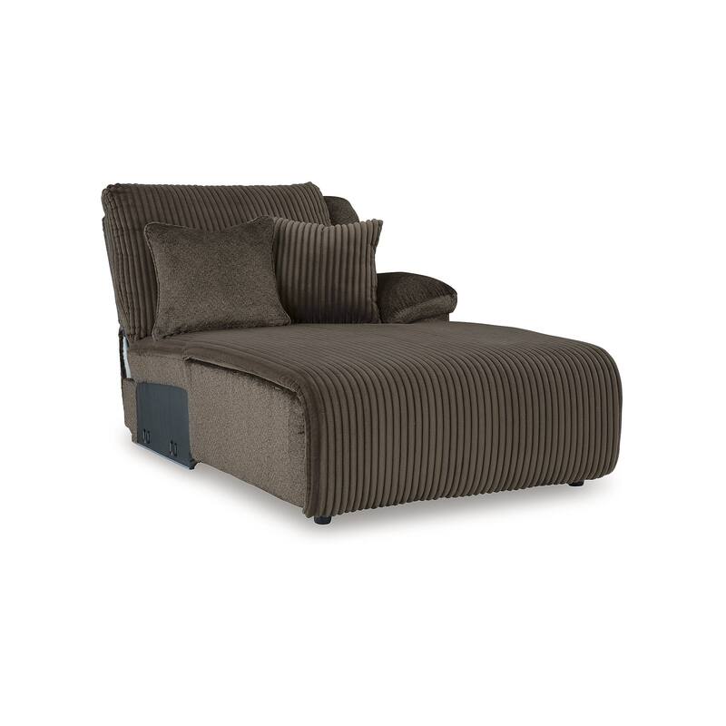 Signature Design by Ashley Top Tier 3-Piece Sofa Chaise Sectional - 130" W x 74" D x 41" H