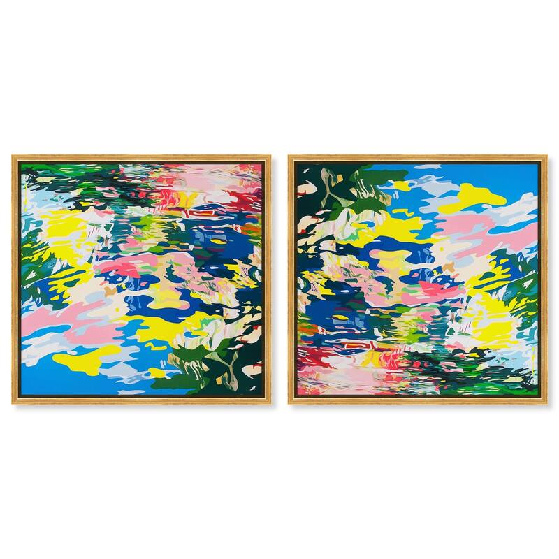 Oneiric Circles IV Canvas by Art Remedy - 24" x 36" - Gold