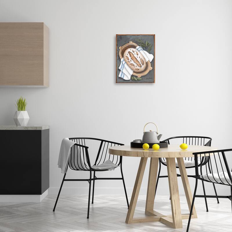 Stupell Bread Baking Basket Canvas Wall Art Design By Sara Baker