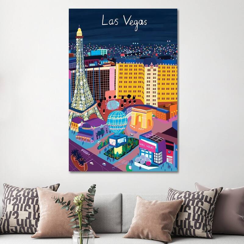 iCanvas "View from Above Las Vegas" by Carla Daly Canvas Print