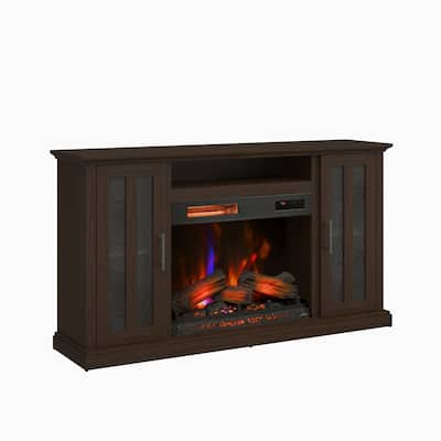 duraflame® Electric Fireplace TV Stand, Stromburg Oak