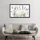 preview thumbnail 10 of 13, iCanvas "Floursack Lavender V on Linen" by Danhui Nai Framed