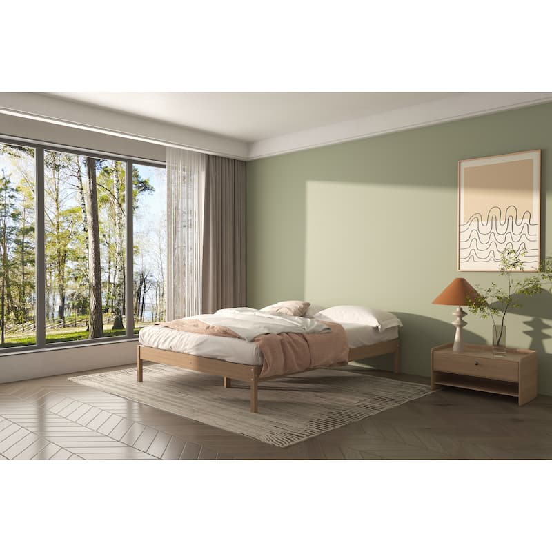 Basic Pine Platform Bed