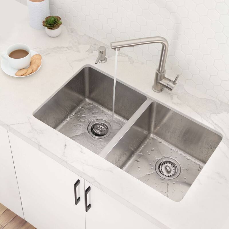 STYLISH 3.5 Inch Stainless Steel Kitchen Sink Strainer with Removable Basket - Fits Standard 3.5" drain Opening.