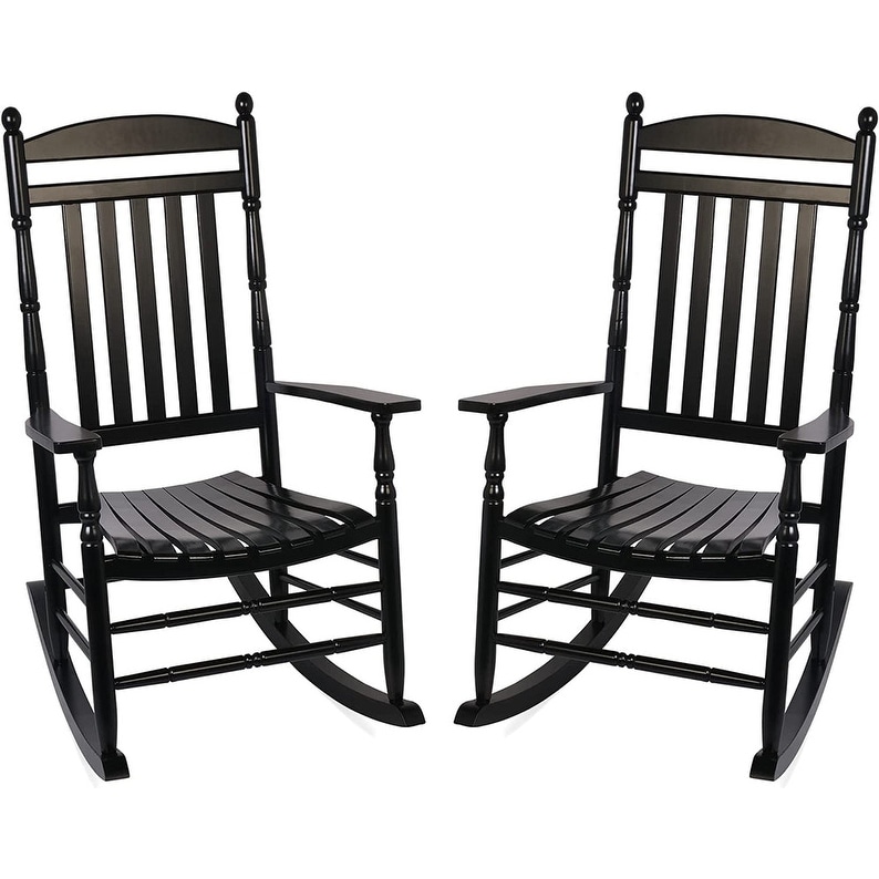 Oversized wood rocking best sale chair