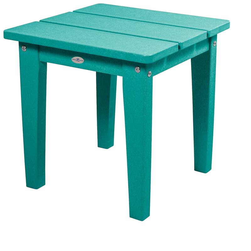 BAHIA VERDE OUTDOORS Adirondack Small Side Table - Seaglass Blue