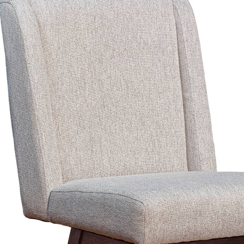 26-Inch Seat Upholstered Swivel Counter Stool with Wingback and Footrest Brown Solid Wood Frame - 40”H x 22”W x 19.5”D