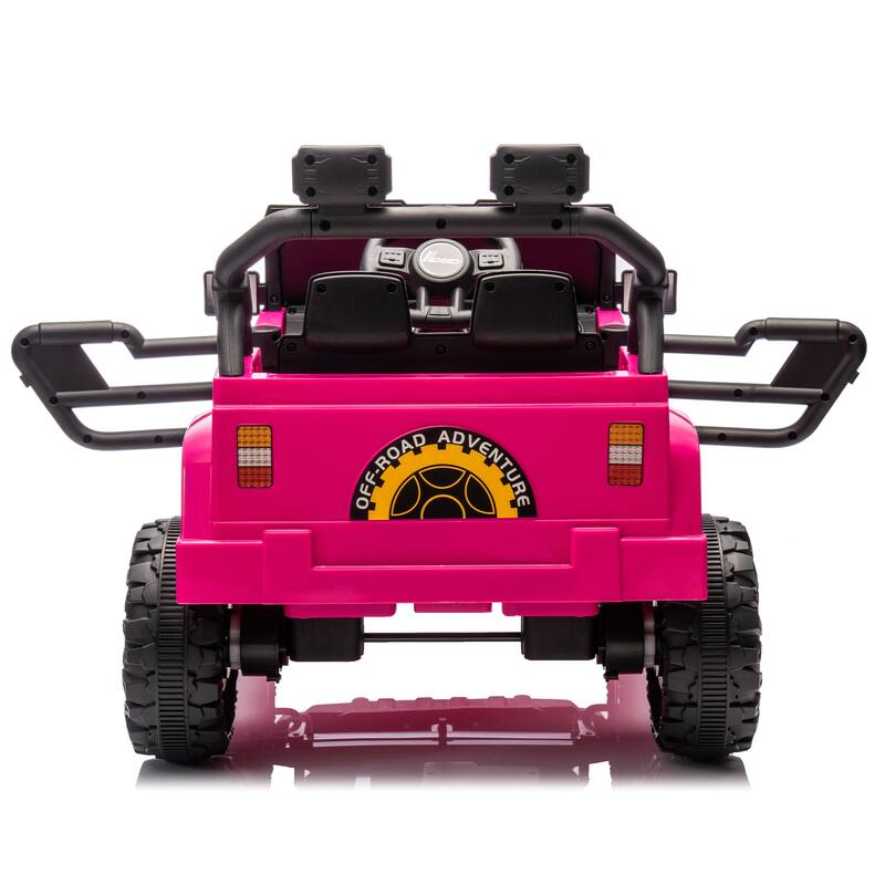 Kids Electric Ride-On Car with Remote, 12V, Bluetooth, Four-Wheel Suspension, Ages 3+