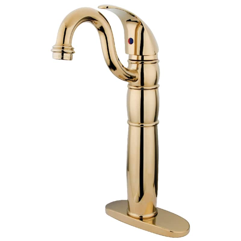 Kingston Brass Heritage Single-Handle Vessel Sink Faucet - Polished Brass