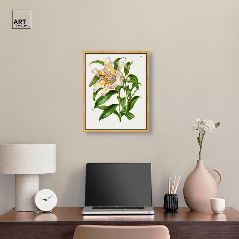 Lilium Speciosum Imperiale Canvas by Art Remedy