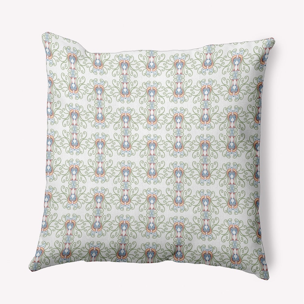 Swirly Decorative Throw Pillow