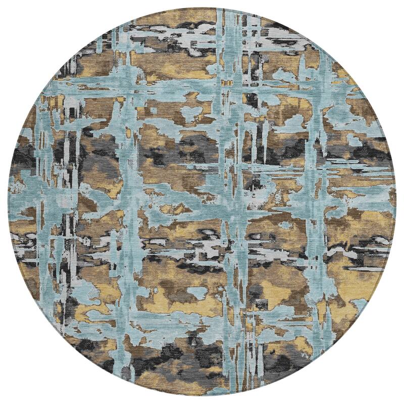 Machine Washable Indoor/ Outdoor Casual Fowler Chantille Rug