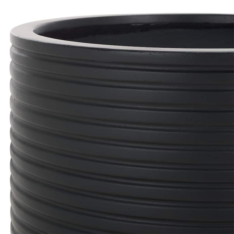 SAFAVIEH Outdoor Living Nardo Planter Pot [SET of 2] - 18"W x 18"D x 15"H