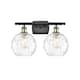 Option Black Antique Brass / Clear Water Glass