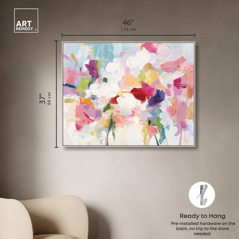 Saturated Colors II Canvas by Art Remedy