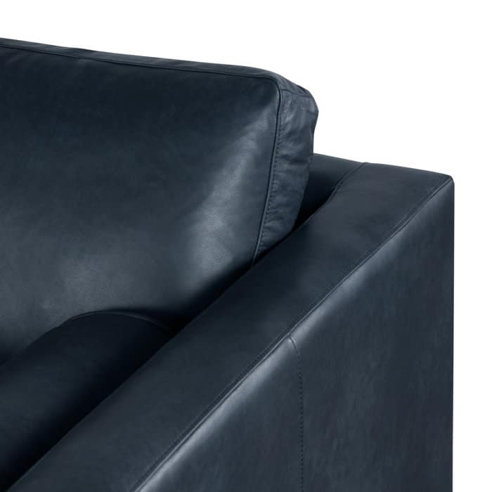 Poly & Bark Napa 104.5" Left Sectional Sofa - Full Grain Genuine Italian Leather