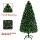 preview thumbnail 6 of 19, Costway 3/4/5/6 Ft Pre-Lit Fiber Optic PVC Christmas Tree Plastic