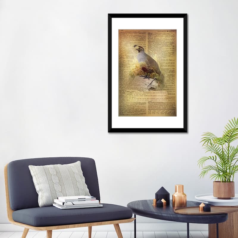 iCanvas "Q - Quail" by 5by5collective