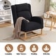 preview thumbnail 52 of 66, HOMYKA 27.3" Wide Rocking Chair for Nursery Room
