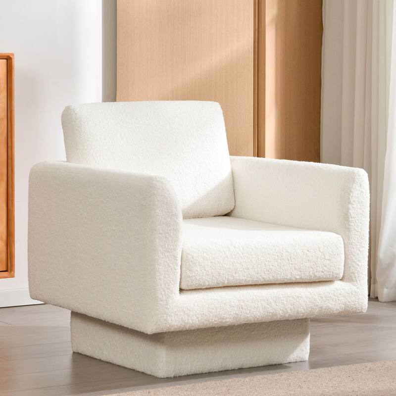 Luxurious Teddy Velvet Swivel Chair for Ultimate Comfort and Style