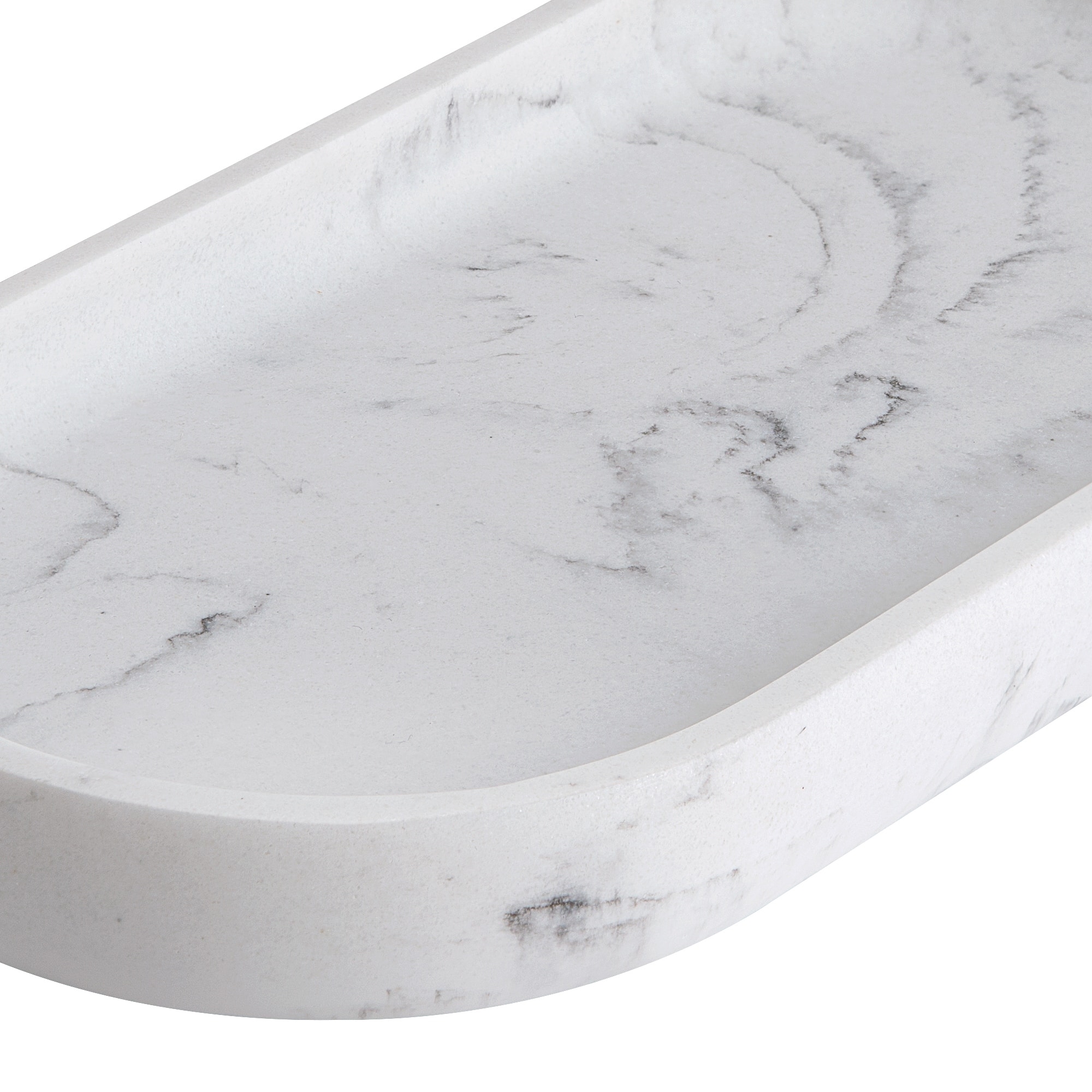 Legends Resin Vanity Tray White/Black Marble Bed Bath & Beyond 39085223