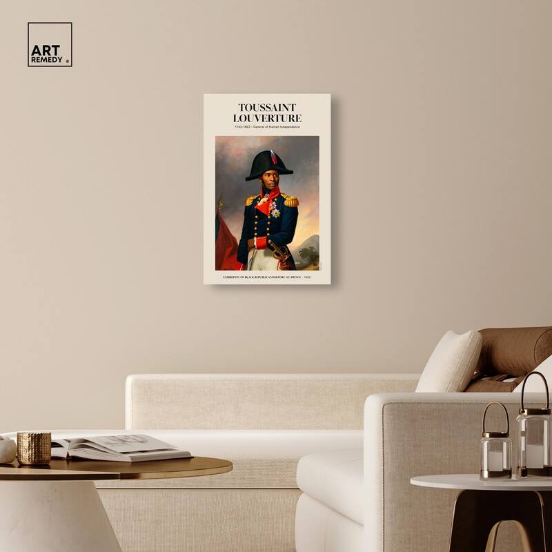 Toussant Louverture Canvas by Art Remedy, Gallery Wrapped