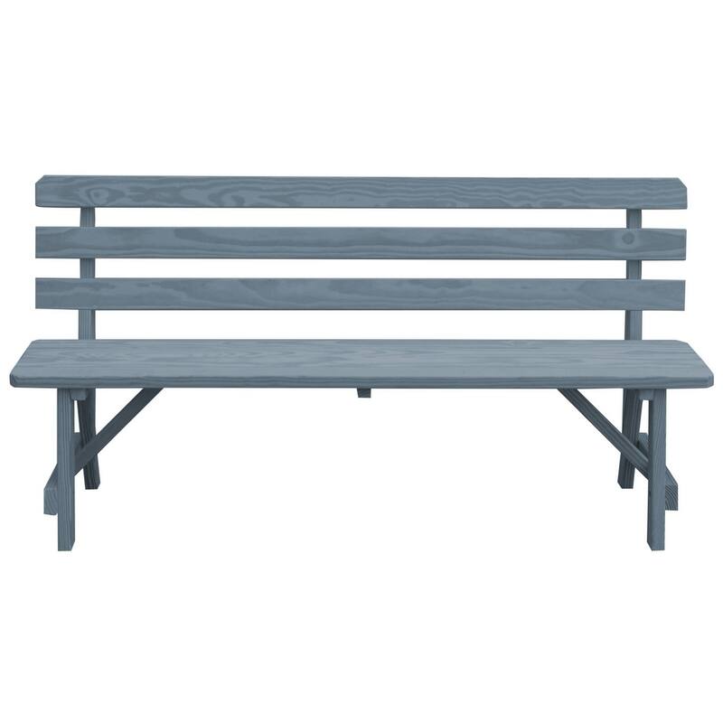Cedar 6' Traditional Backed Bench