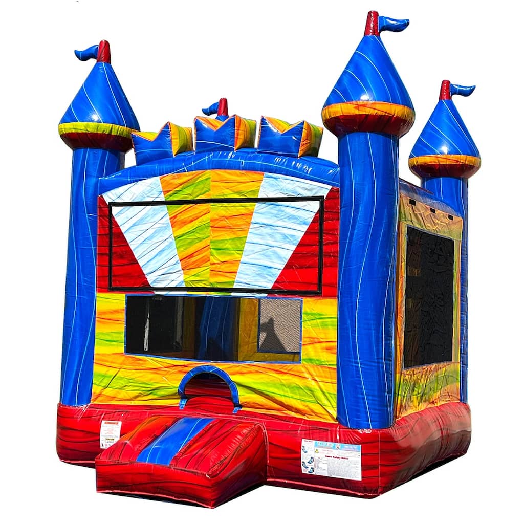 Jingo Jump Carnival Castle Bouncer - 13′ L x 13′ W x 15′ H