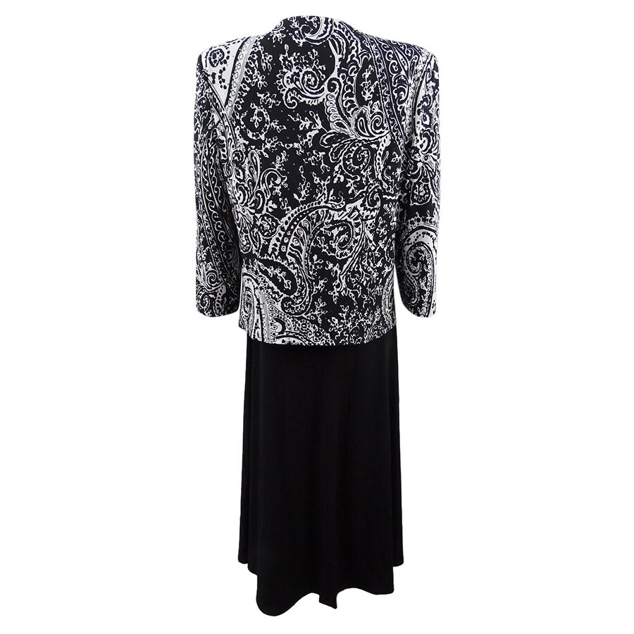Shop Jessica Howard Women S Fit Flare Midi Dress Printed