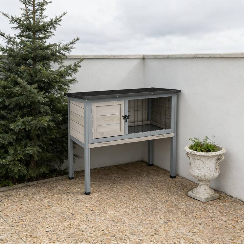 Small Animal Cage Rabbit Hutch,Elevated Rabbit Hutch