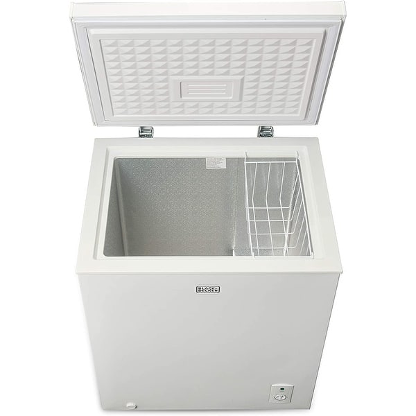 BlackDecker BFEQ50 5.0 cu ft Chest Freezer White FACTORY REFURBISHED (FOR  USA)